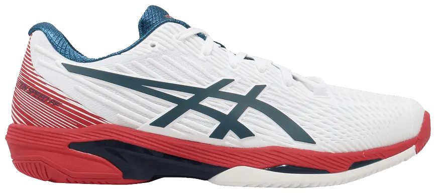 Giày Tennis Asics Solution Speed FF 2 'White Mako Blue' 1041A182-101