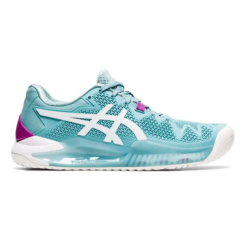 Alternative view of Giày Tennis Asics Wmns Gel Resolution 8 Wide 'Smoke Blue' 1042A097-403