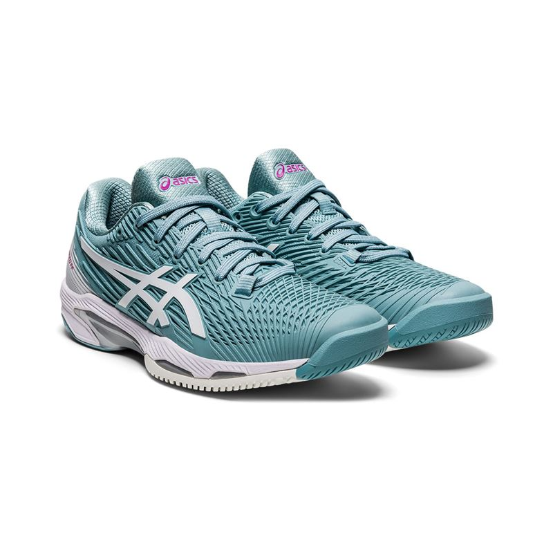 Giày Tennis Asics Wmns Solution Speed FF 2 'Smoke Blue' 1042A136-400 - Ảnh 4