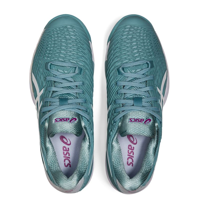 Giày Tennis Asics Wmns Solution Speed FF 2 'Smoke Blue' 1042A136-400 - Ảnh 7