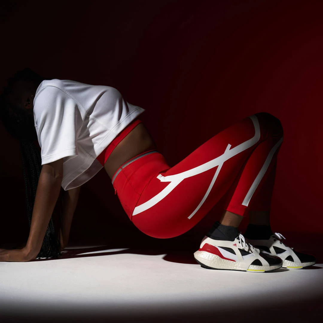 Giày Adidas Stella McCartney x Wmns UltraBoost 21 'White Black' FZ3044 - Ảnh 4