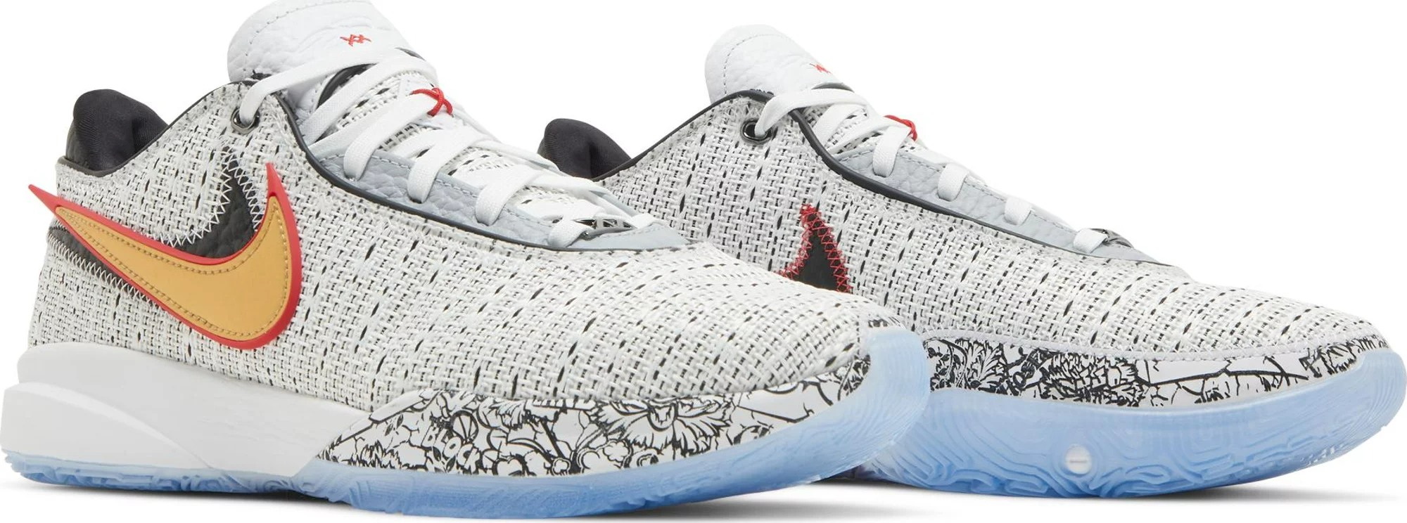 Giày Nike LeBron XX EP 'White Metalic Gold' DJ5422-100 - Ảnh 7