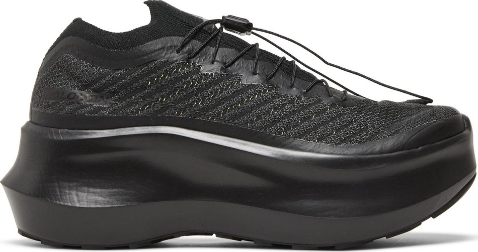 Giay Salomon Pulsar Platform x Comme Des Garcons 'Triple Black' L47195200