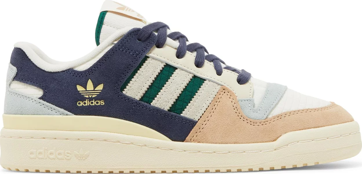 Giay Adidas Forum 84 Low 'Beige Navy Green' GW4332
