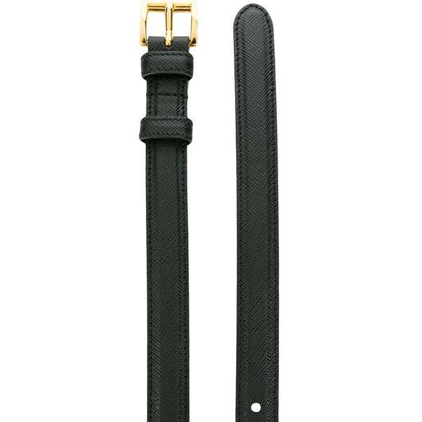 Thắt Lưng Prada Square Buckle Black Calfskin Belt 1CC291053F0002 - Ảnh 2
