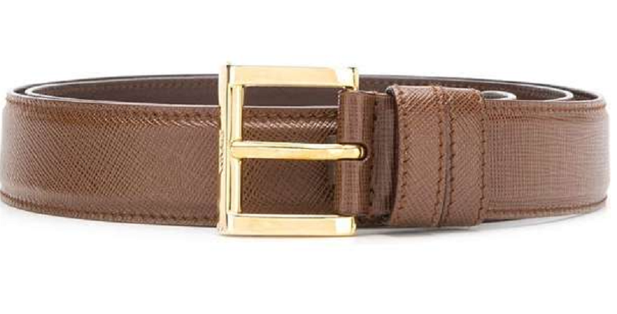 Thắt Lưng Prada Brown Calfskin Belt 1CC277053F0088