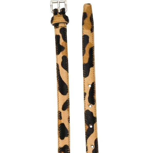 Thắt Lưng Prada Leopard Pattern Leather Belt 1CC291053F0G3P - Ảnh 2