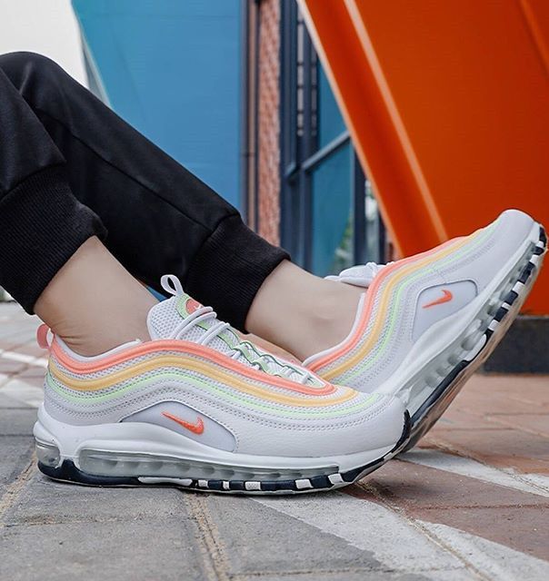 Giày Nike Wmns Air Max 97 Essential 'White Melon Mint Volt' CZ6087-100 - Ảnh 3