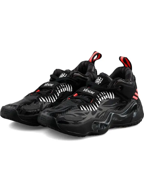 Alternative view of Giày Adidas Marvel x D.O.N. Issue #3 J 'Venom Carnage Carbon Signal Pink' GZ5495