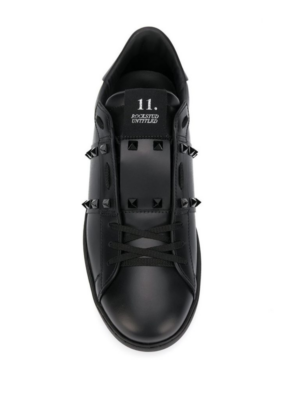 Alternative view of Giày Valentino Black Open Studs Sneakers VY2S0931YEK0NO