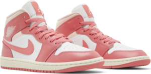 Giay Nike Air Jordan 1 Mid 'Strawberries And Cream' BQ6472-186