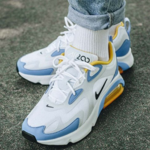 Alternative view of Giày Nike Women Air Max 200 White Black Half Blue AT6175-101