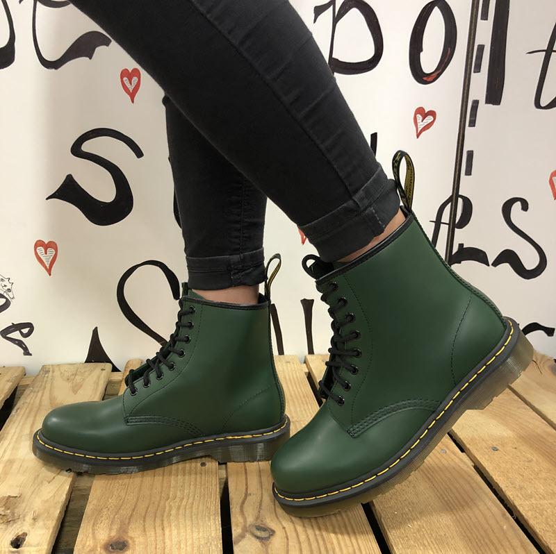 Giày Dr. Martens 1460 Green Smooth 11822207 - Ảnh 4