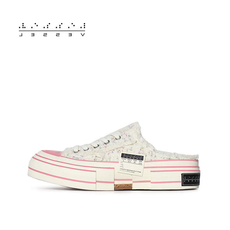 Giay xVESSEL G.O.P. Slip On 'White Tweed'