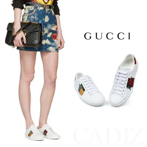 Giày Gucci Wmns Ace 'Pineapple' 431920-A38G0-9064 - Ảnh 3