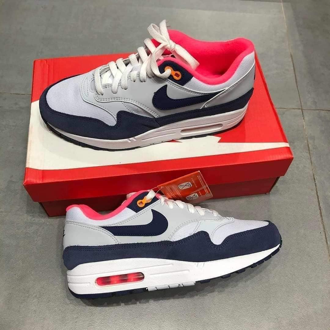 Giày Nike Wmns Air Max 1 'Midnight Navy Pink' 319986-116 - Ảnh 8