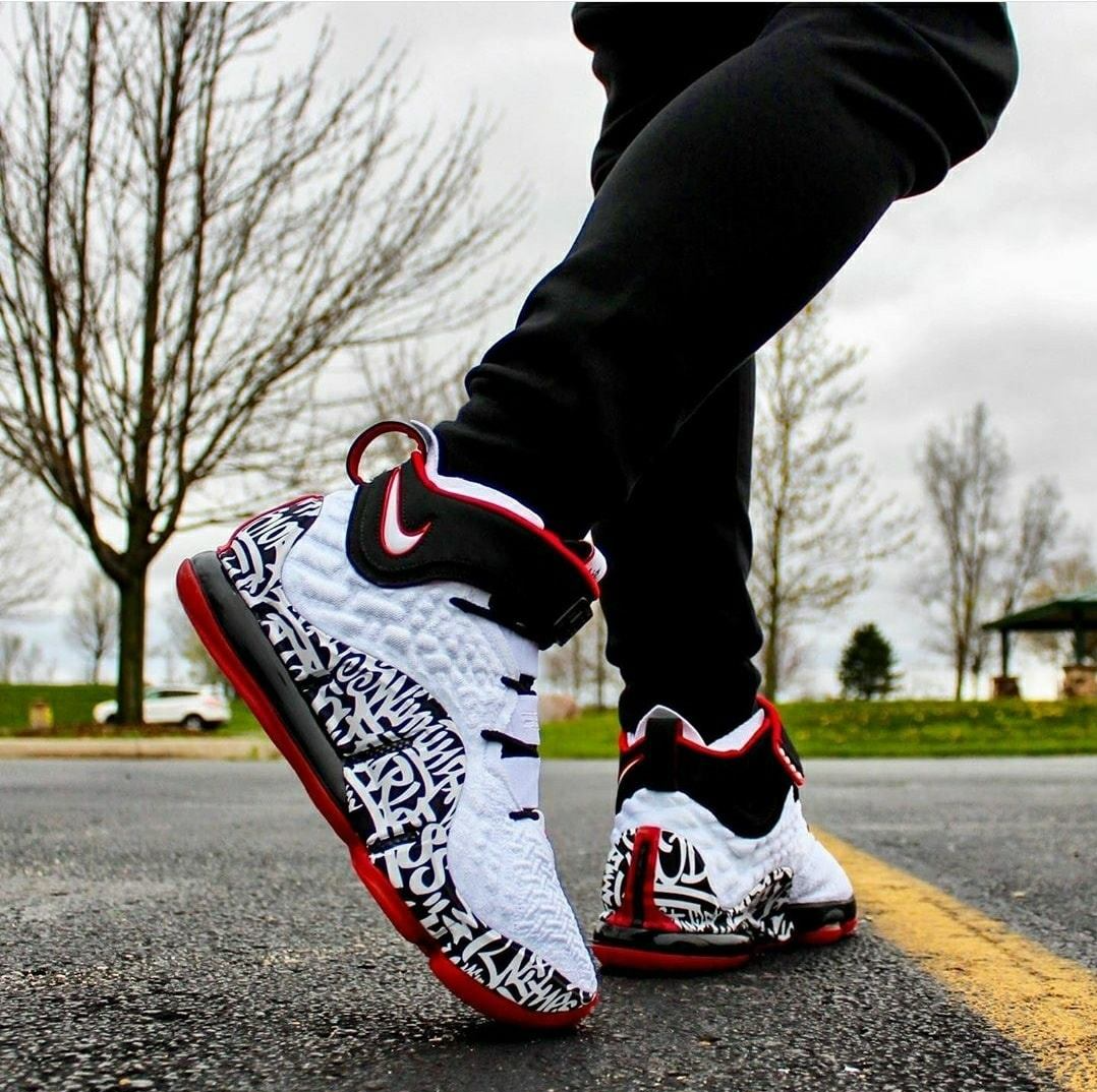 Giày Nike LeBron 17 EP 'LeBron 4 Graffiti' CT6052-100 - Ảnh 5