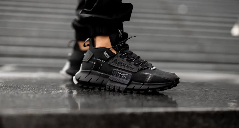 Alternative view of Giày Reebok Zig Kinetica Edge 'Black Grey' FV6157