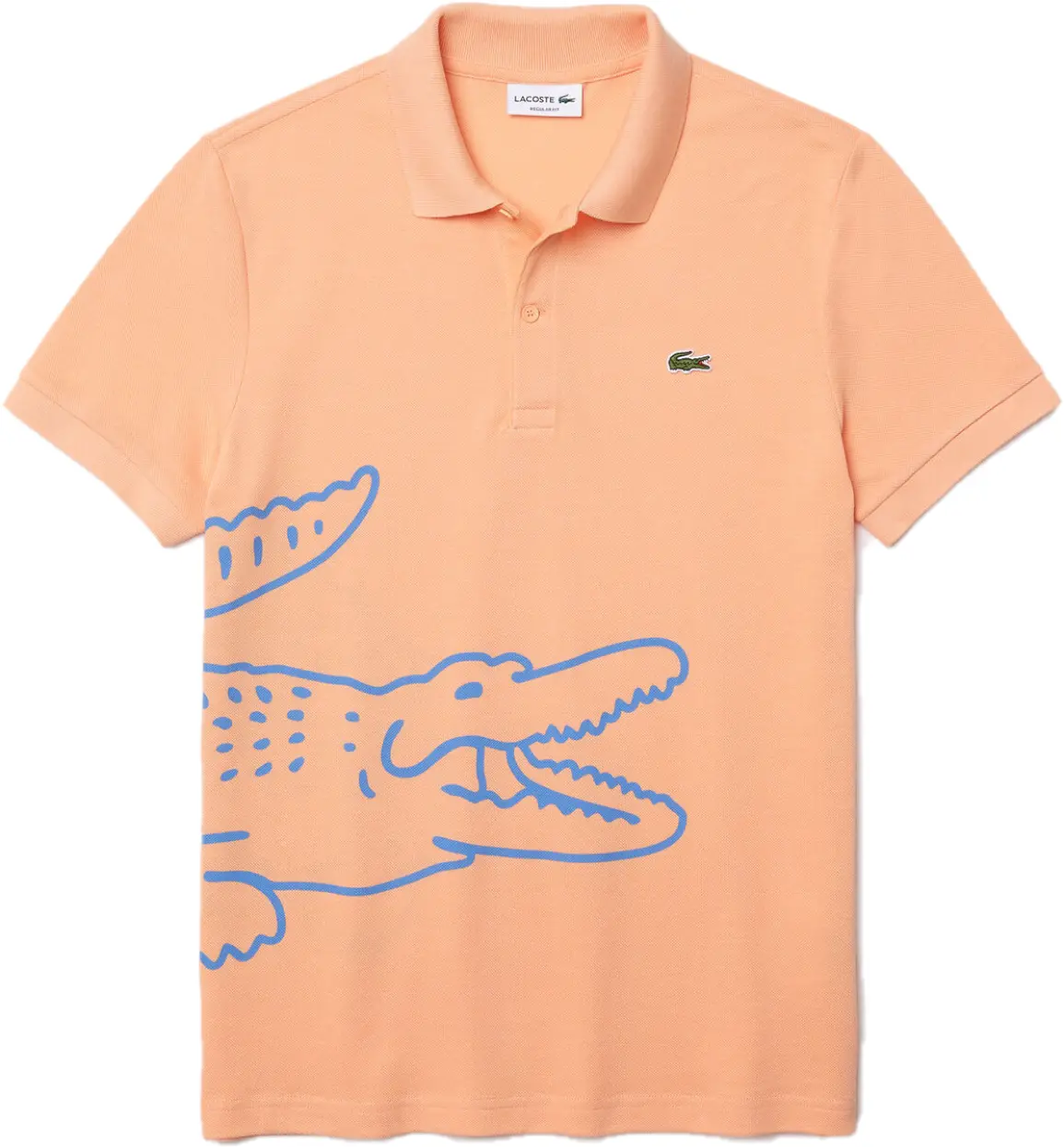 Áo Lacoste Regular Fit Crocodile Print Polo PH9739-HEB