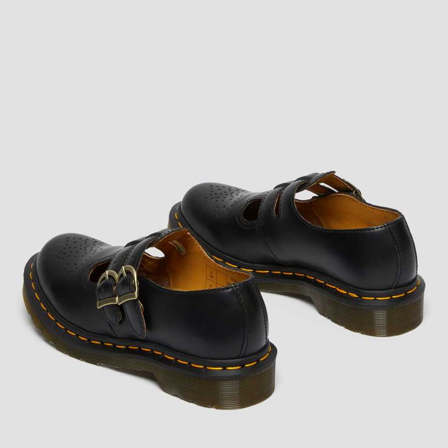 Giày Dr.Martens 8065 Smooth Leather Mary Jane 'Black' 12916001 - Ảnh 5