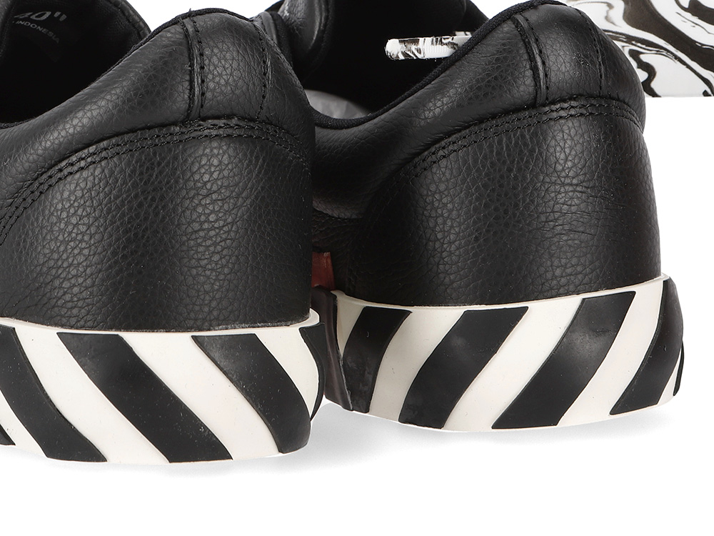 Giày Off-White Vulc Sneaker Low 'Black White' OMIA085E20LEA001-1001 - Ảnh 8