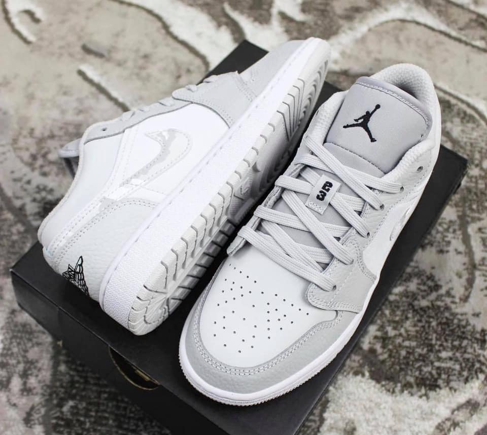 Giày Nike Air Jordan 1 Low SE GS 'White Camo' DD3234-100 - Ảnh 5