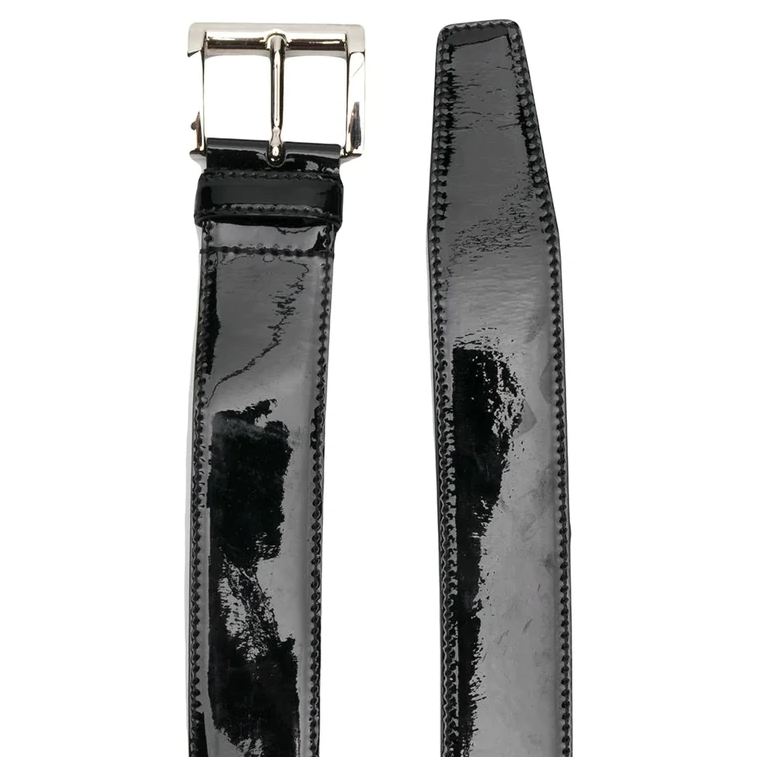 Thắt Lưng Prada Vanished Square Buckle Black Calf Leather Belt 1CC2778NQF0807 - Ảnh 2