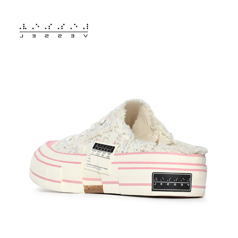 Giay xVESSEL G.O.P. Slip On 'White Tweed'