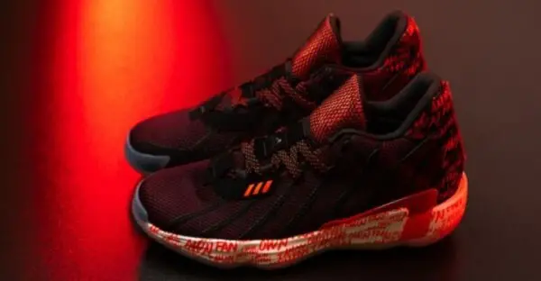 Alternative view of Giày Adidas Dame 7 'I Am My Own Fan Solar Red' FY0161