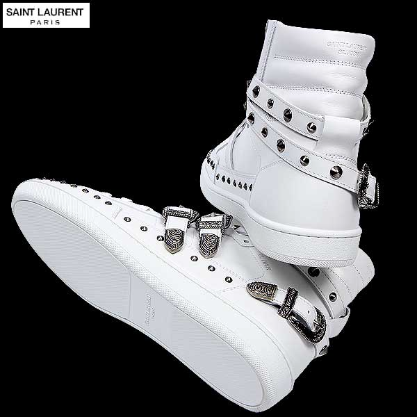 Giày Saint Laurent High Top 'White' 346798-AQ500-9089 - Ảnh 6