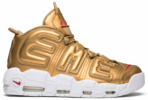 Giày Nike Supreme x Air More Uptempo 'Metallic Gold' 902290-700