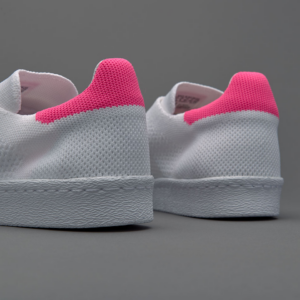 Giay Adidas Wmns Superstar 80s Primeknit 'White Solar Pink' BB5095