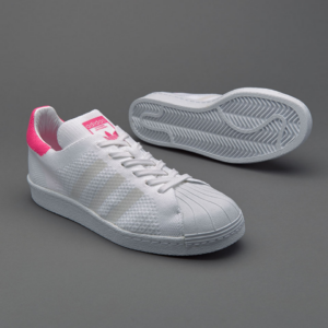 Giay Adidas Wmns Superstar 80s Primeknit 'White Solar Pink' BB5095