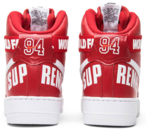 Giay Nike x Supreme Air Force 1 High 'World Famous Red' 698696-610