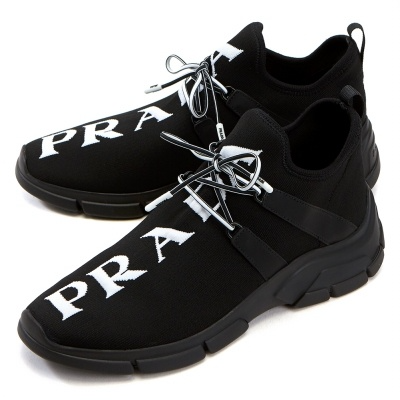 Giày Prada Knit Fabric Sneakers 'Black' 4E3492_3V98_F0IAU - Ảnh 5