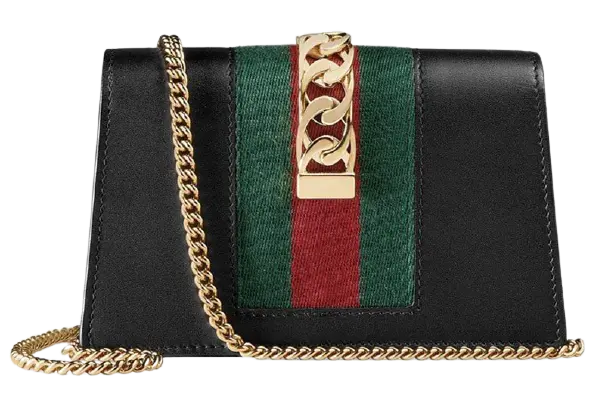 Túi Gucci Sylvie Leather Mini Chain Bag 494646 CWLSG 1060