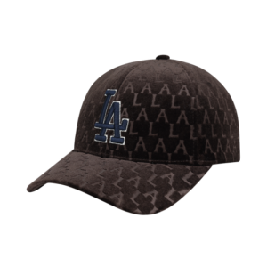 Alternative view of Mũ MLB LA Dodgers Velvet Monogram Brown 32CPXM941-07A