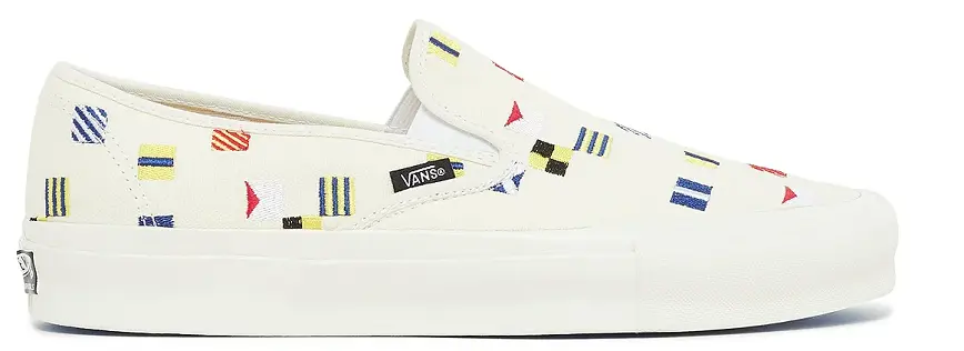 Giay Vans OG Style 48 LX Maritime 'White Cream' VN0A4UVFAR9