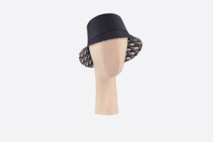 Mu Dior Small Brim Bucket Hat 'Black Blend' 95TDD923A130-C900