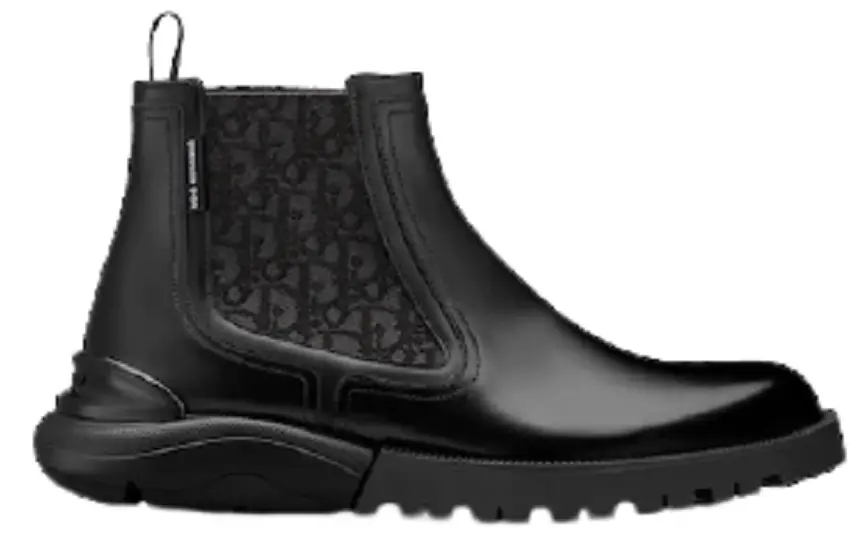 Giày Dior Ankle Boot Black Smooth Calfskin 3BO244ZGB-H969