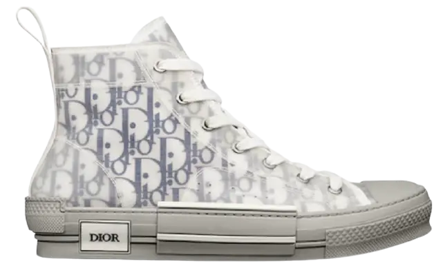 Giày Dior B23 High 'White Navy Blue' 3SH118YNT-H568