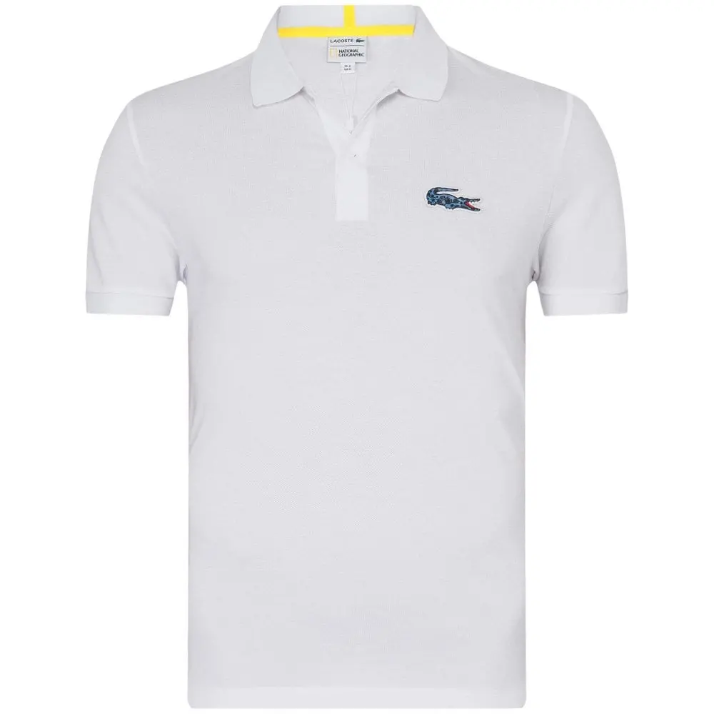 Áo Lacoste Men's Organic Cotton Pique Polo Shirt Big Logo PH6286-6PE
