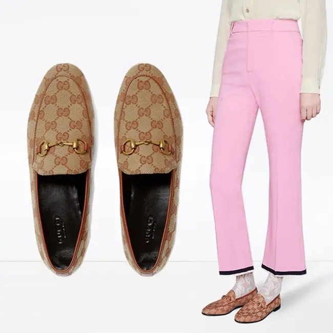 Alternative view of Giày Gucci Women's Jordaan Loafers 19SS 431467 KY980 8378