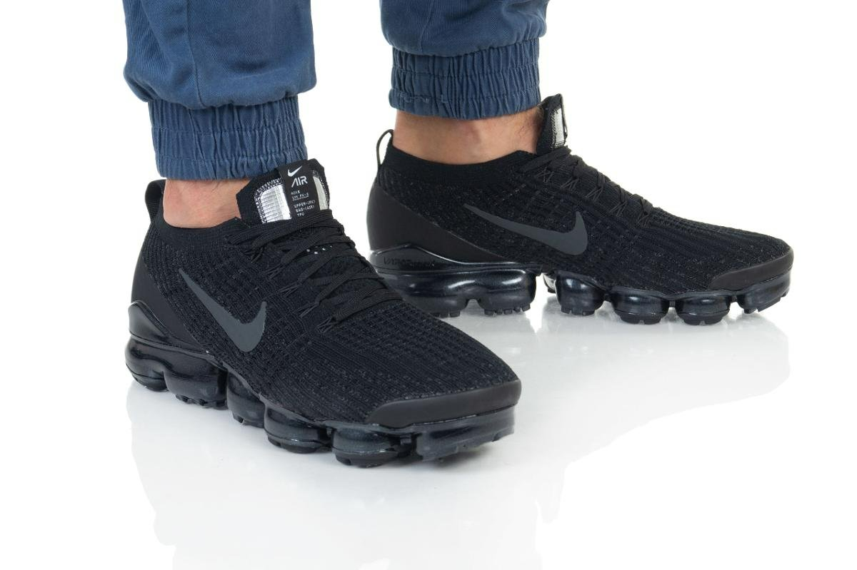 Giày Nike Air VaporMax Flyknit 3.0 'Triple Black' AJ6900-004 - Ảnh 8