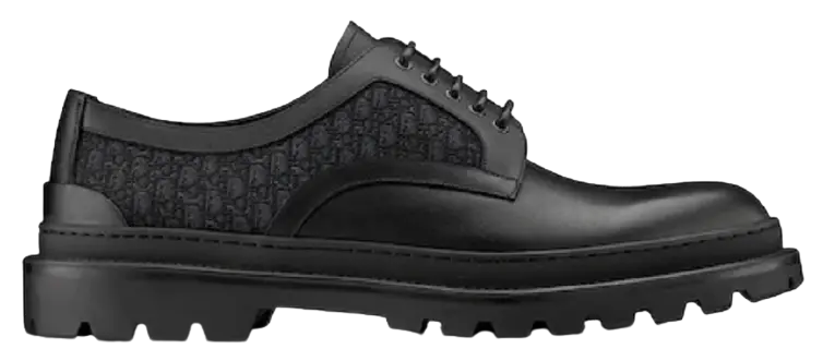 Giày Dior Explorer Derby Shoe Black Smooth 3DE319ZKD-H969