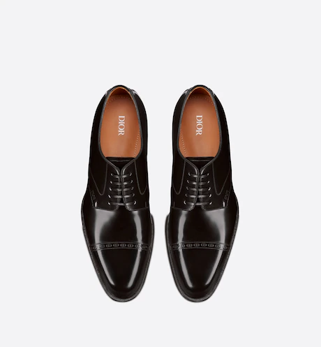 Giày Dior Timeless Derby Black Polished Calfskin 3DE320YON-H969 - Ảnh 3
