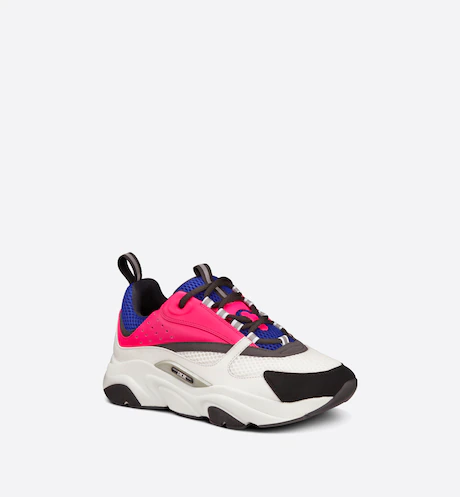 Giày Dior B22 Sneaker Technical Mesh 'Neon Pink' 3SN231ZKZ-H365 - Ảnh 5