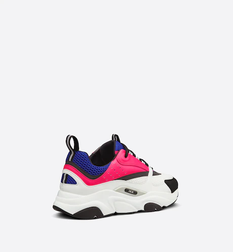 Giày Dior B22 Sneaker Technical Mesh 'Neon Pink' 3SN231ZKZ-H365 - Ảnh 4