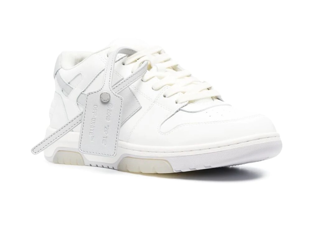 Giày Off-White Out of Office Low 'White Grey' OMIA189S21LEA001-0109 - Ảnh 4