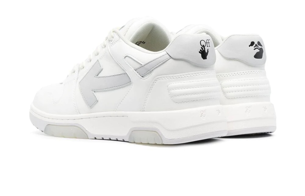 Giày Off-White Out of Office Low 'White Grey' OMIA189S21LEA001-0109 - Ảnh 3